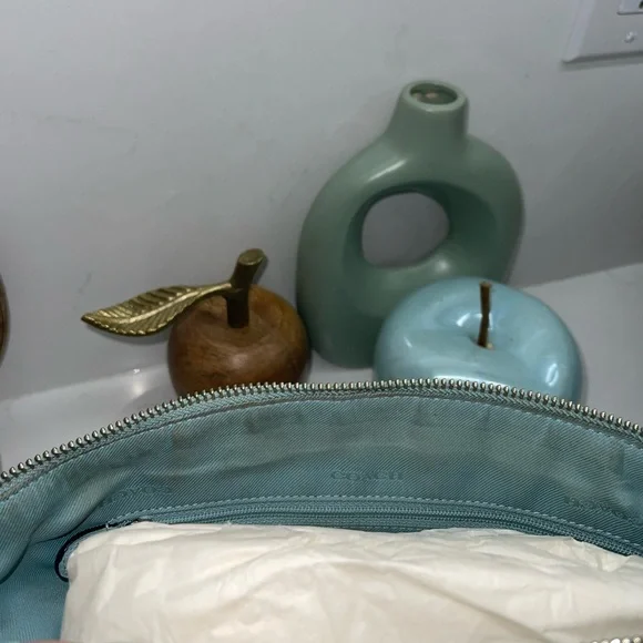 Coach Prairie Satchel Blue Leather Shoulder Bag - Picture 5 of 6